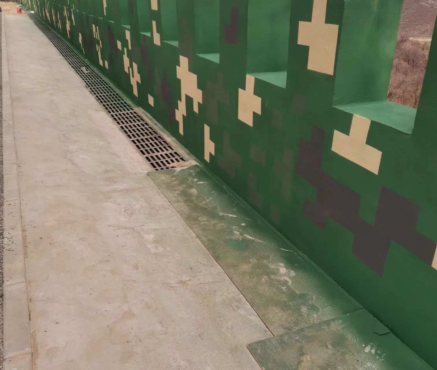 江北围墙迷彩喷涂,数迷彩漆