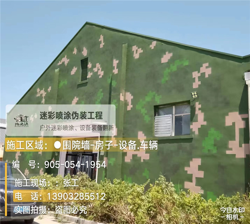 江北外墙数码迷彩漆施工报价清单（100㎡标准墙面测算）